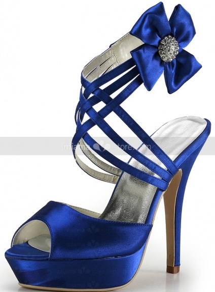 sandali eleganti blu