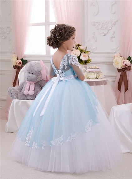 Kids Flower Princess Girls Pageant Tulle Wedding Party Dress Bridesmaid  5-14Year | eBay
