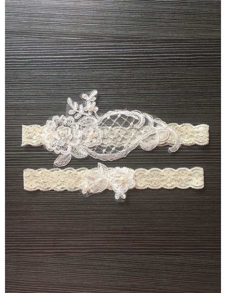 Picture Color Lace Wedding Garter